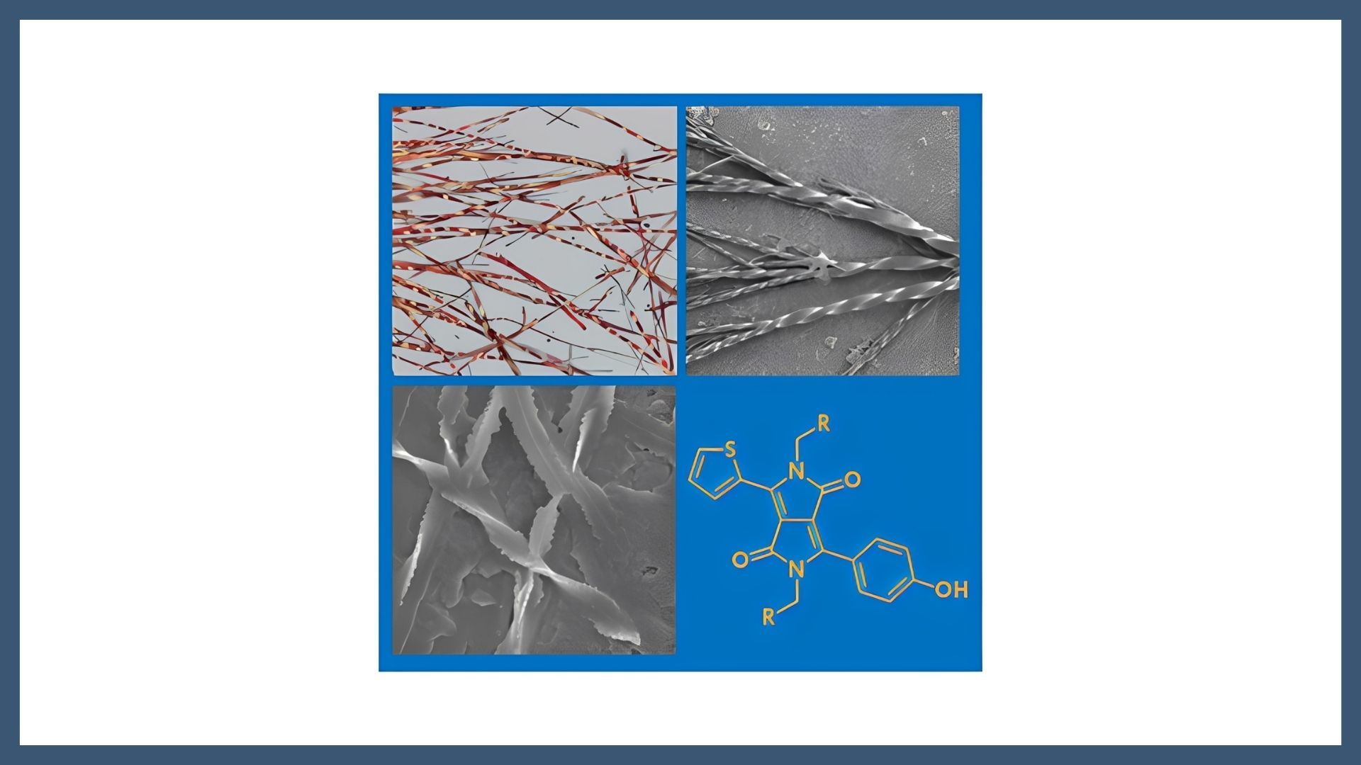 Morphologically Chiral Crystals From Achiral Dyes