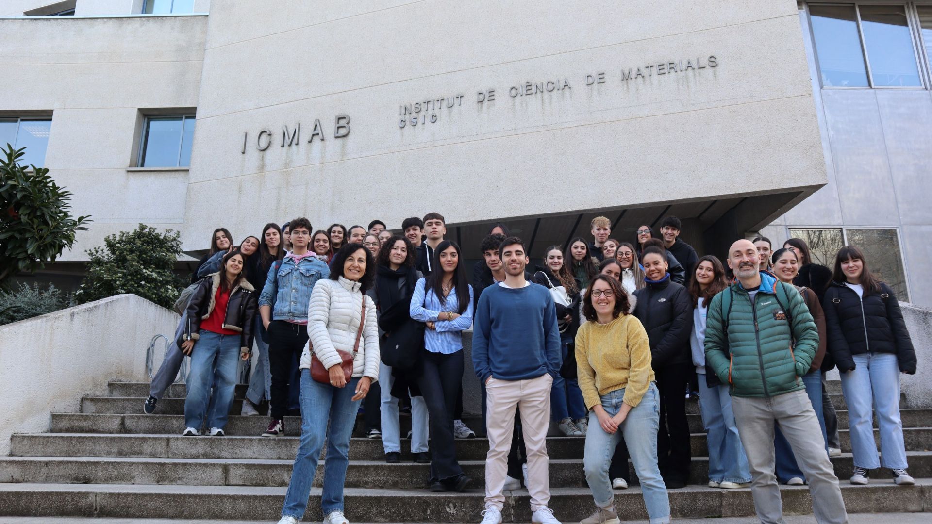 Visit of the second-year High-school students from the Ramar 2 School in Sabadell