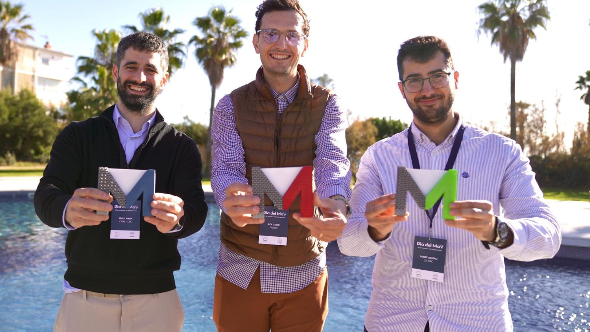 Winners of the MAV Awards 2024. First from the left is Sergi Riera | Clúster MAV