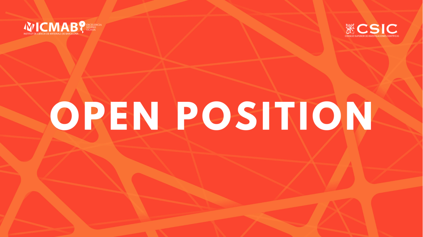 Open Psition ICMAB - Open Position: Laboratoy Technician - InCAEM SPM platform