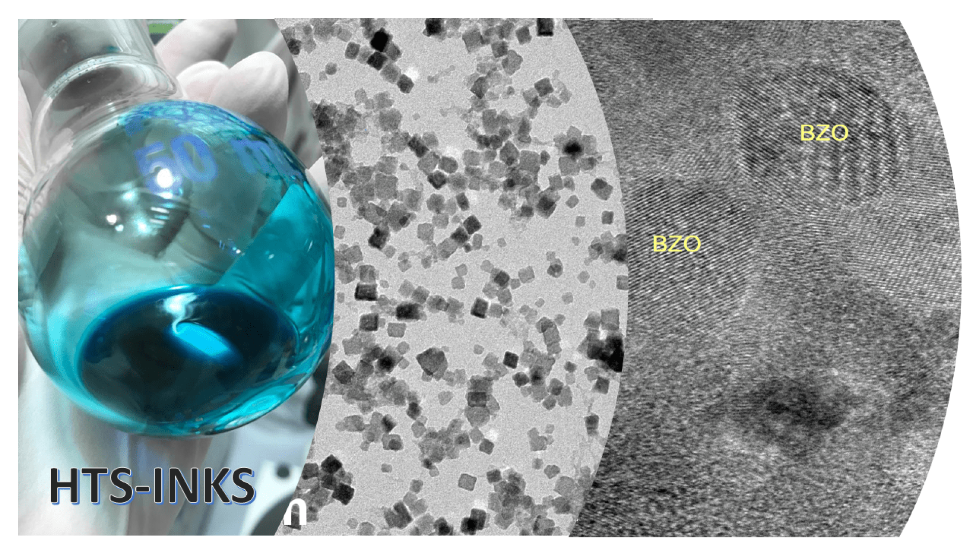 Colloidal inks for superconducting materials growth