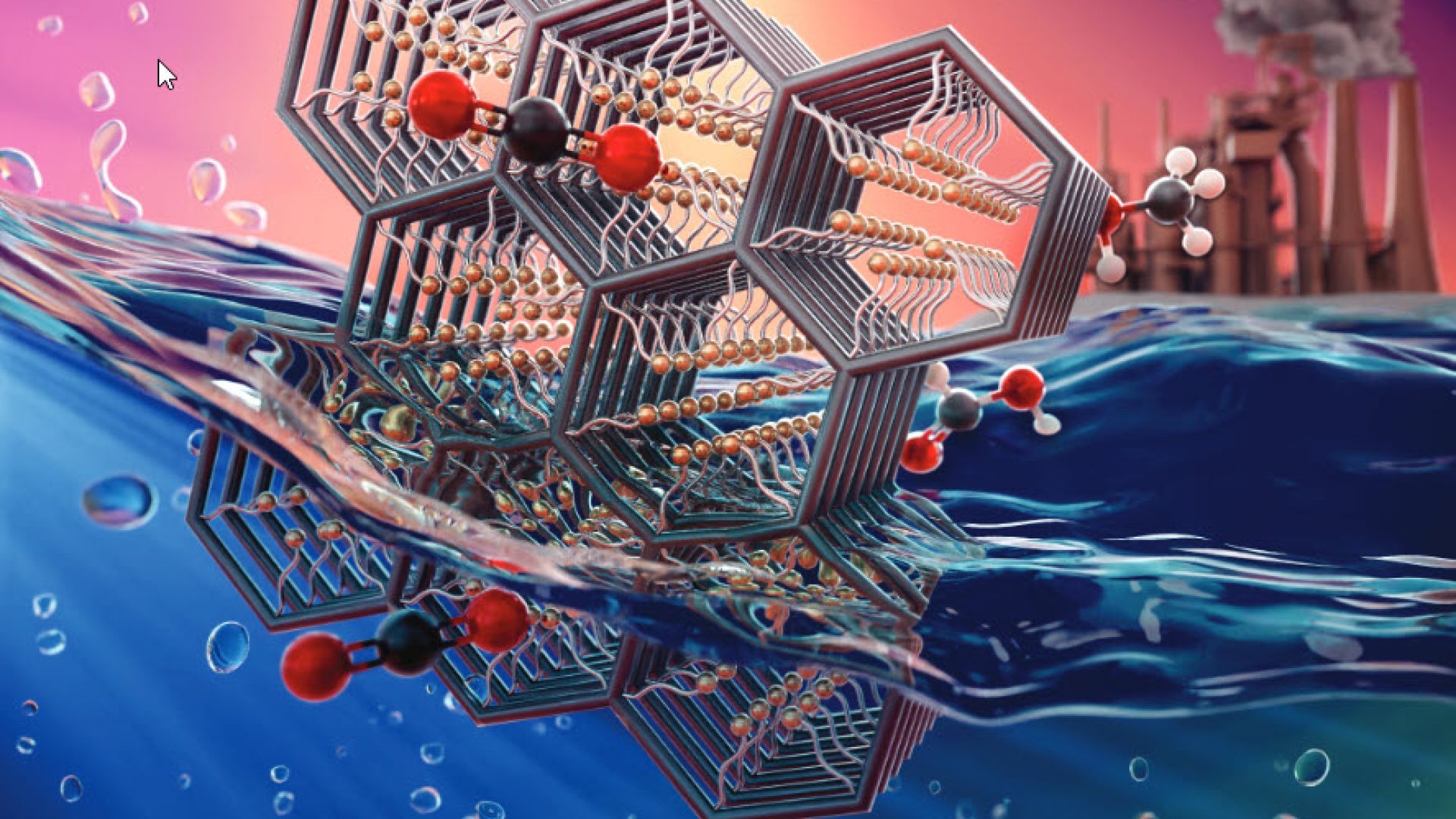 Multifunctionalized zirconium-based MOF as a novel support for dispersed copper: application in CO2 adsorption and catalytic conversion