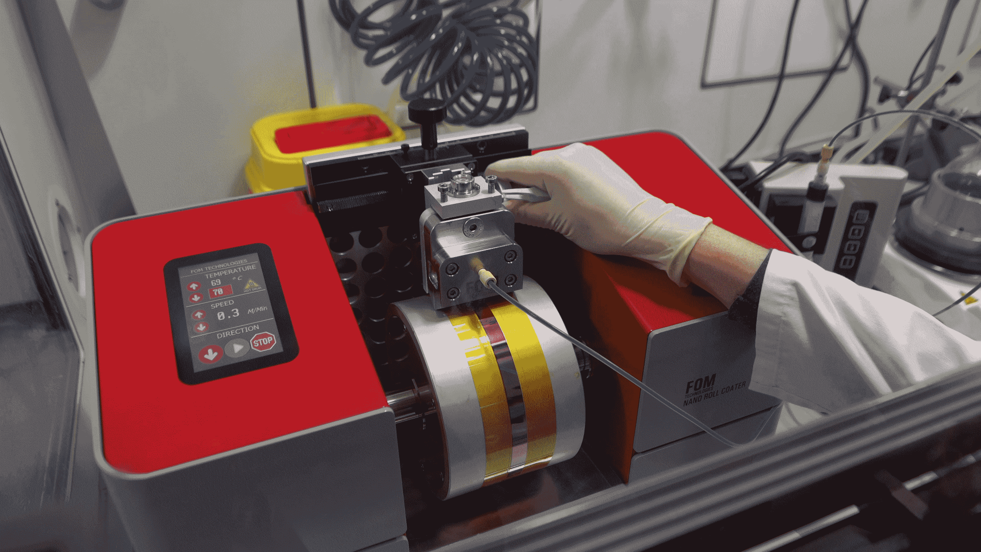 Instrument to preparare coated conductors (SUMAN Group)