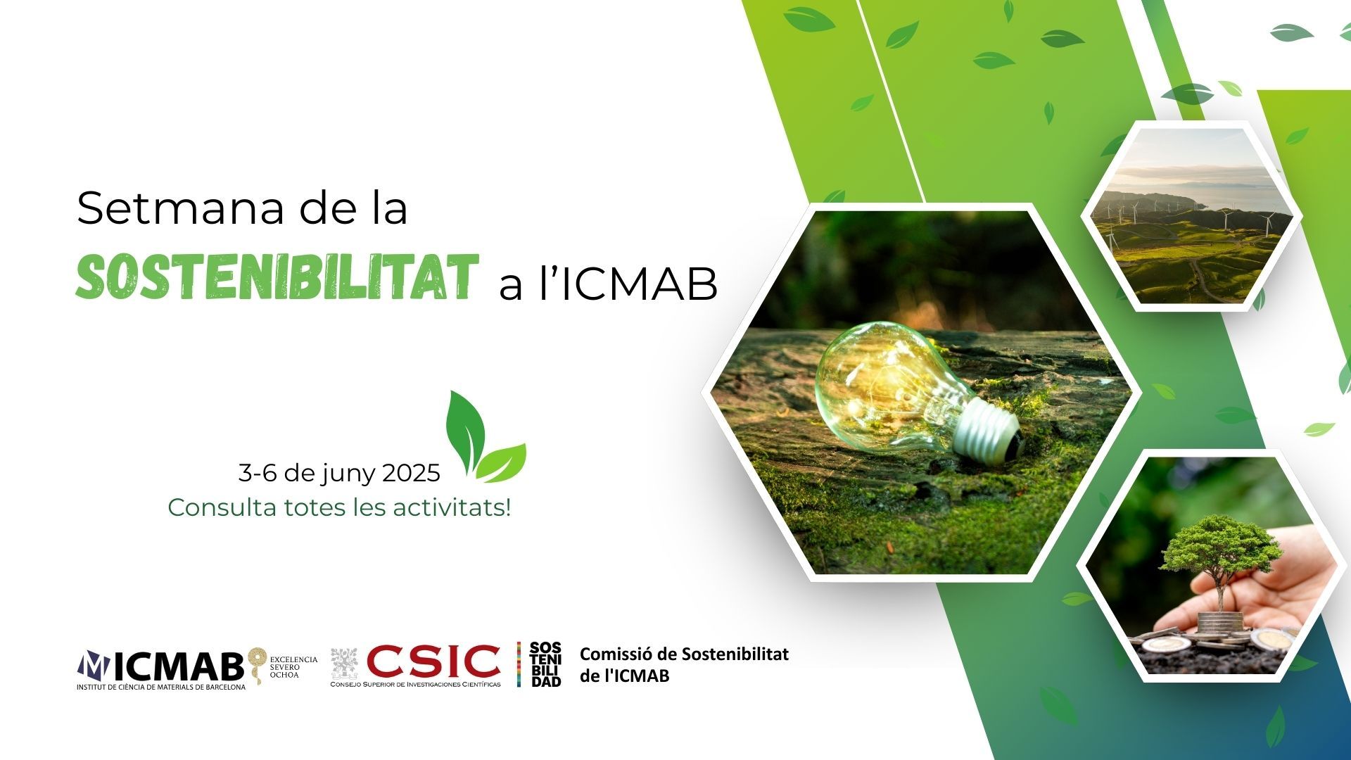 Banner Sustainability Week at ICMAB