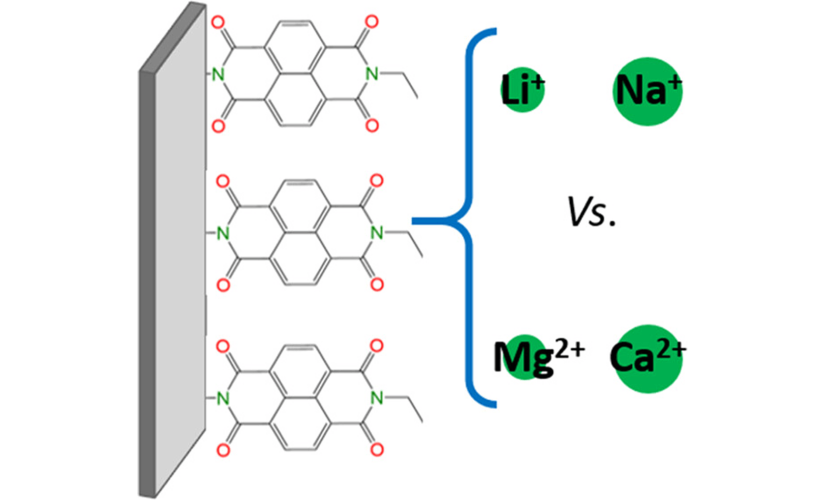 Polyimides as Promising Cathodes for Metal–Organic Batteries: A Comparison between Divalent (Ca2+, Mg2+) and Monovalent (Li+, Na+) Cations