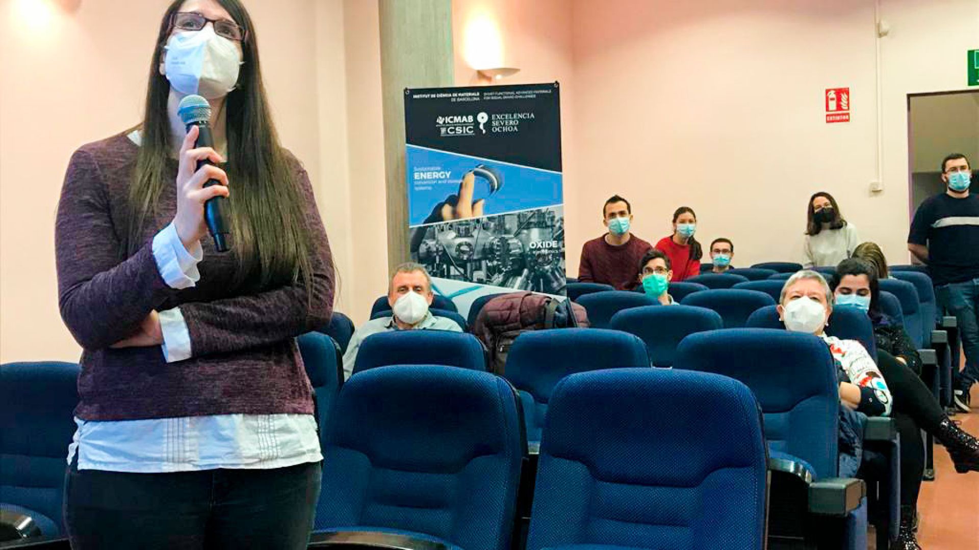Sandra Giraldo during her PhD defense