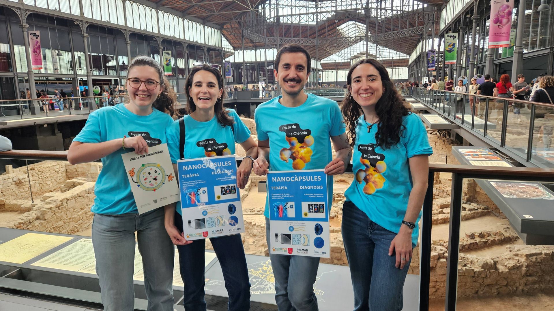 Nanomol-bio researchers at Festa de la Ciència 2026