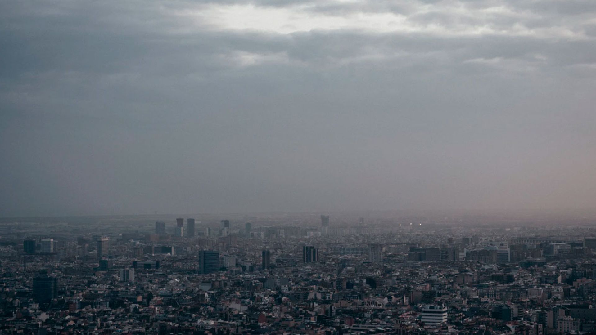 Snapshot of the sky in Barcelona