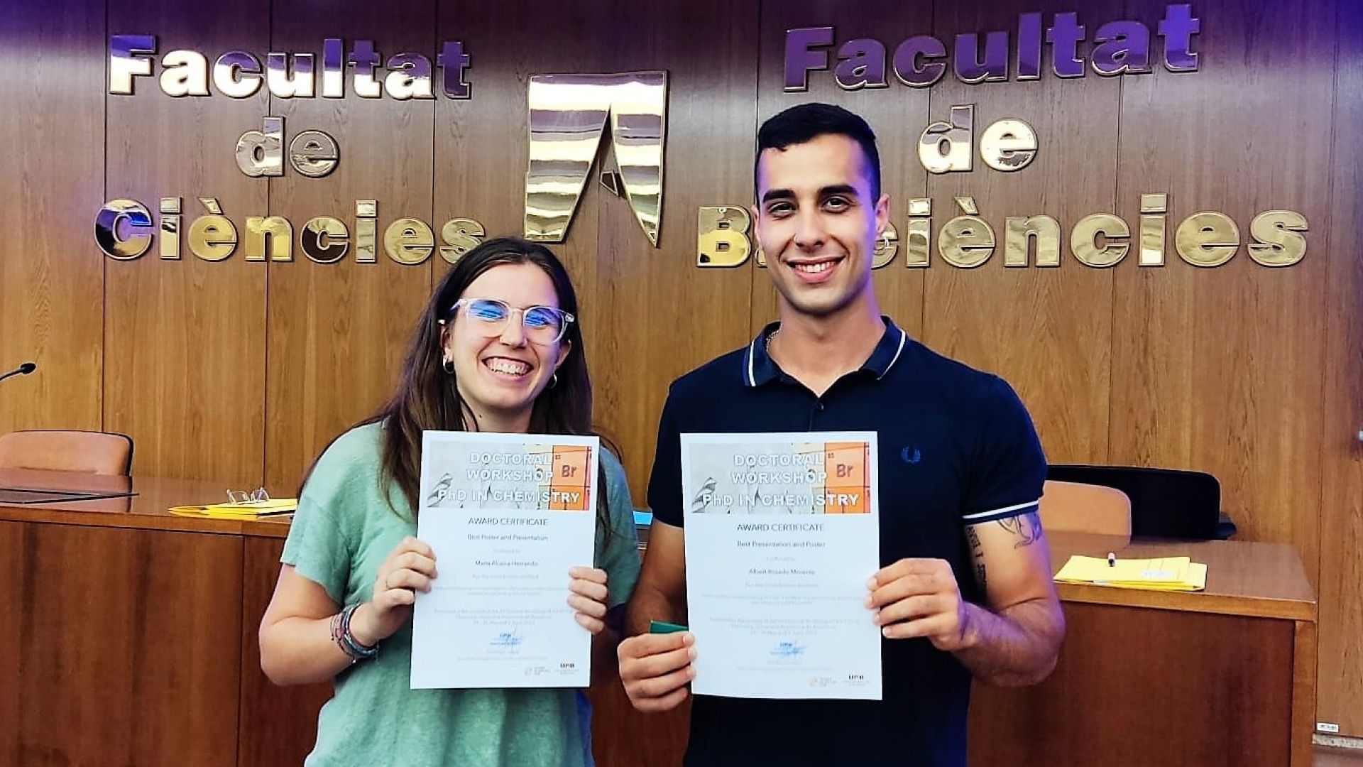 Marta Alcaina and Albert Rosado | UAB