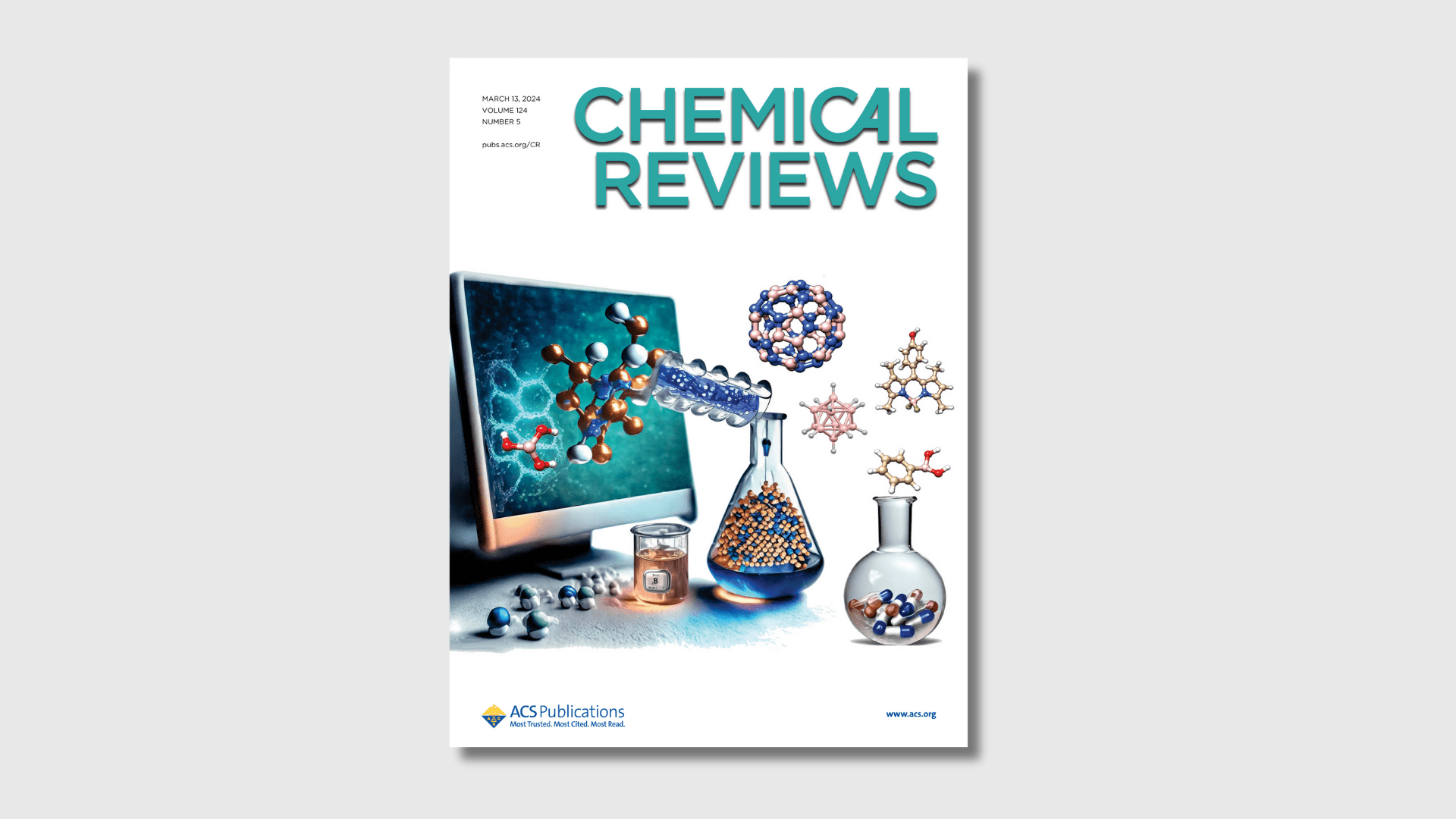 Cover in Chemical Reviews on boron-containing compounds