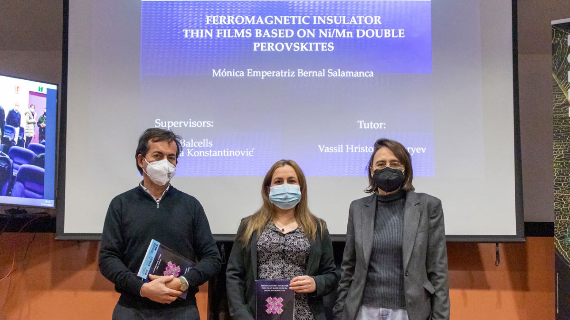 From left to right: Lluís Balcells, Mónica Bernal, Zorica Konstantinović
