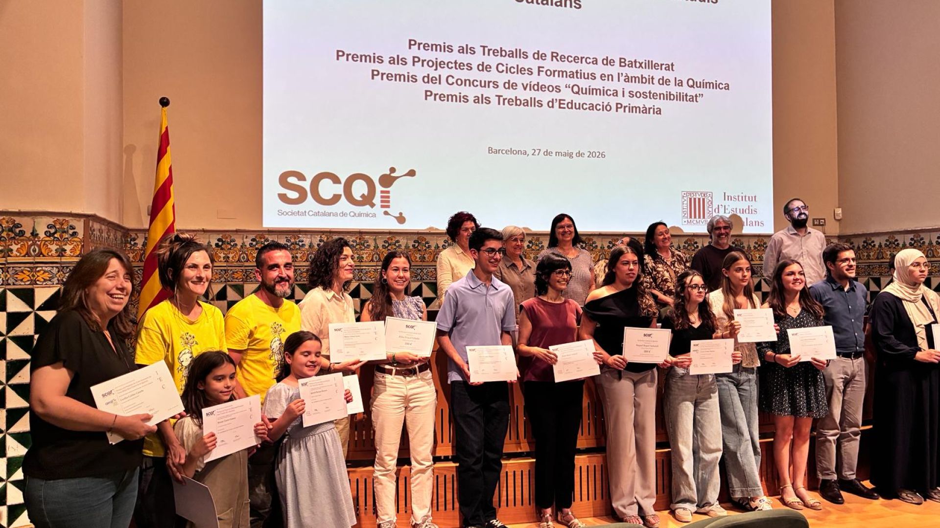 Awardees of the XXXVIII Chemistry Debate