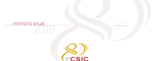 Annual Report CSIC 2019